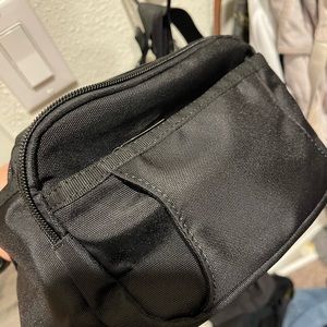 All black Fanny pack